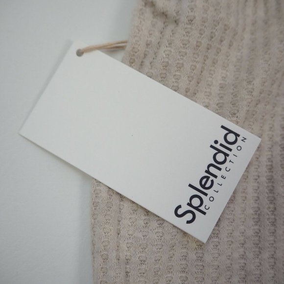 Splendid Jogger Beige Fireside Waffle Knit Pants Running Women - Picture 8 of 9